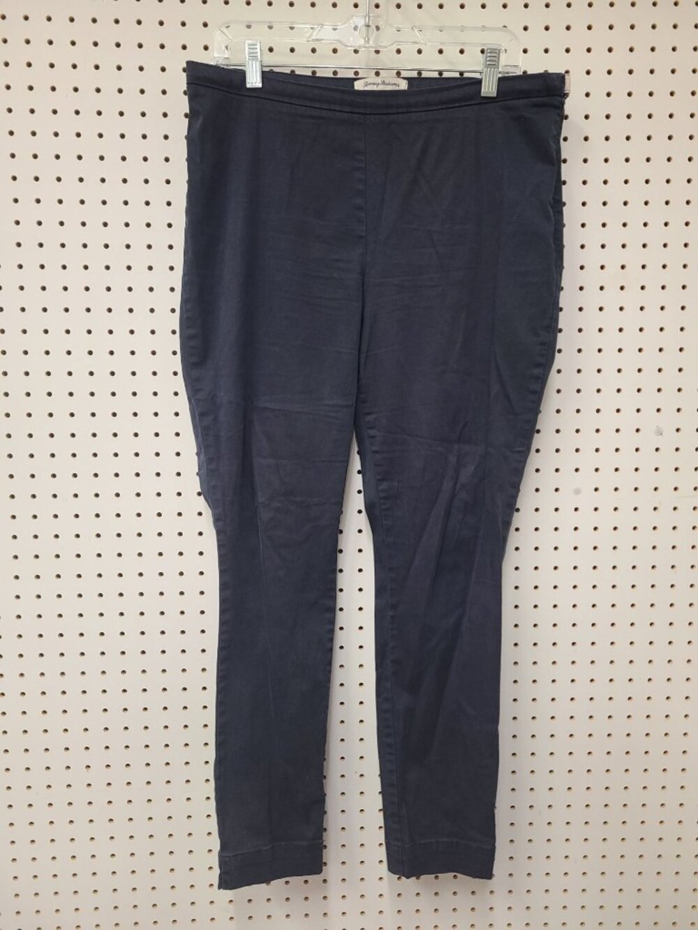 Tommy Bahama Womens Navy Ankle Pants Size 10 With Minor Flaw
